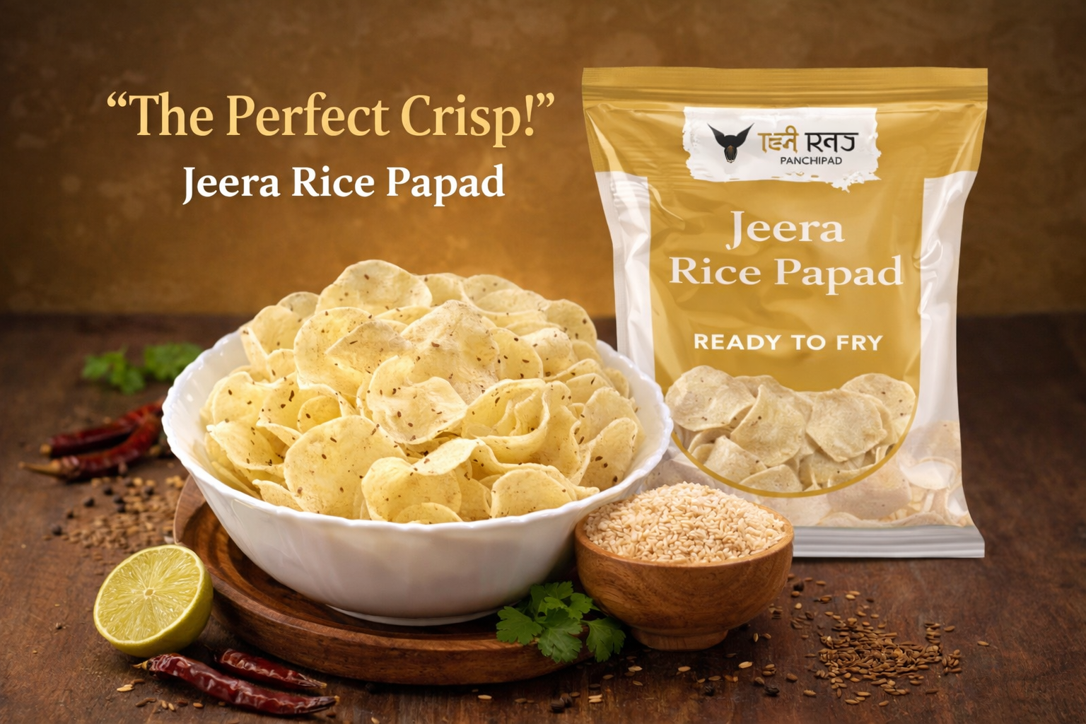 Jeera Rice Papad – Crispy Traditional Papad by PanchhiRaj Papad